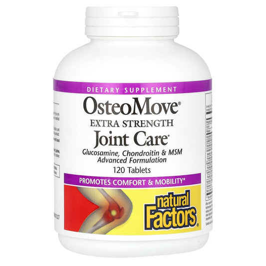 Natural Factors, OsteoMove, Extra Strength Joint Care, 120 Tablets - Image 1