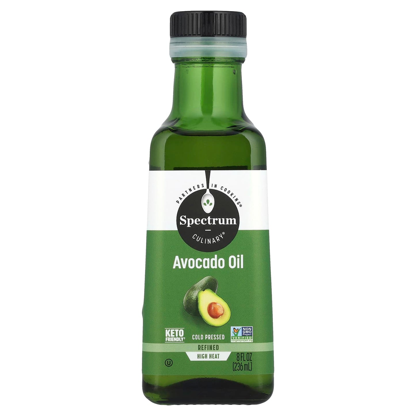 Spectrum Culinary, Avocado Oil, Cold Pressed, 8 fl oz (236 ml) - Image 1
