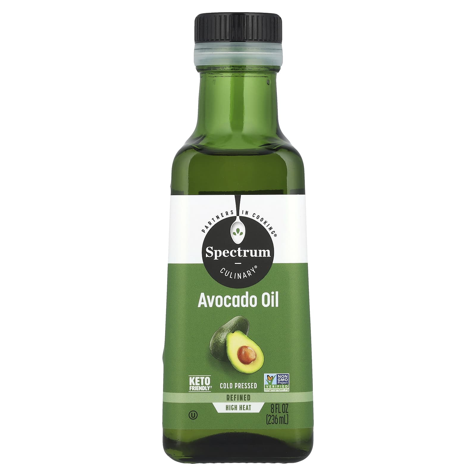 Spectrum Culinary, Avocado Oil, Cold Pressed, 8 fl oz (236 ml) - Image 1