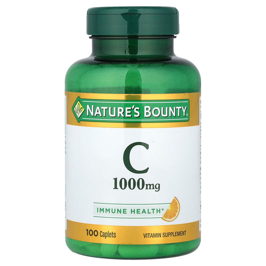 Nature's Bounty, Vitamin C, 1,000 mg, 100 Caplets - Image 1