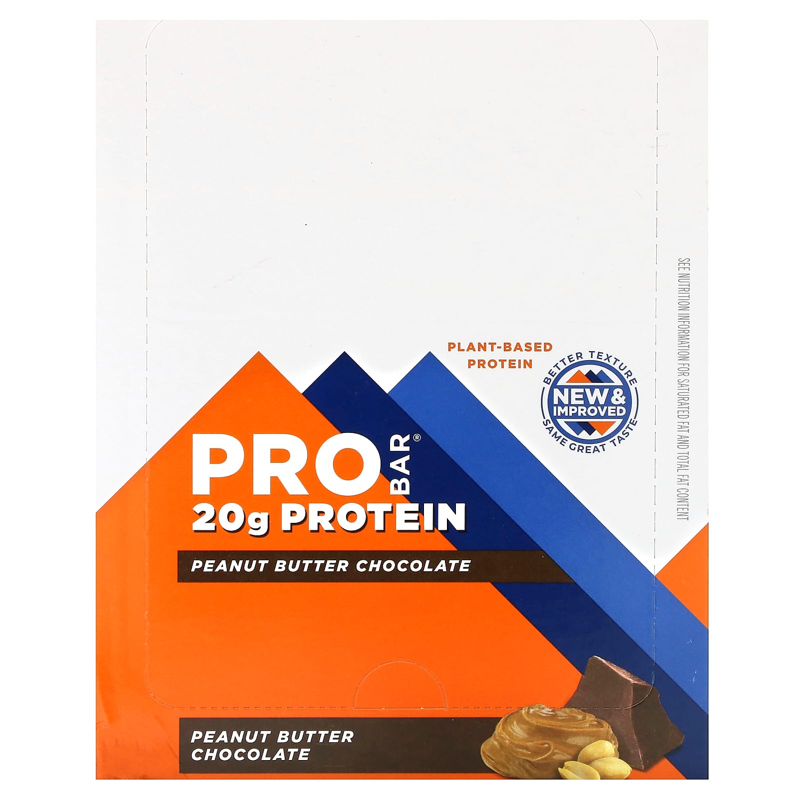 ProBar, Protein Bar, Peanut Butter Chocolate, 12 Bars, 2.47 oz (70 g) Each - Image 1
