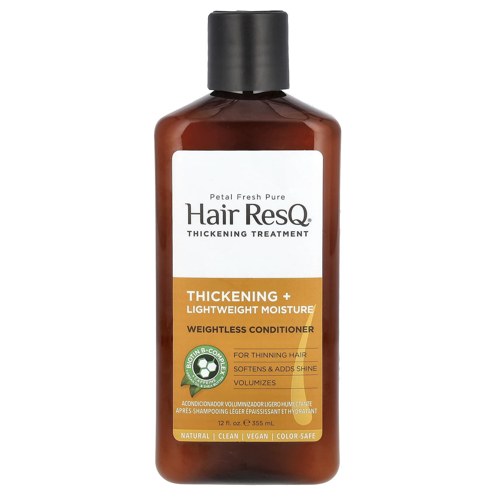 Petal Fresh, Hair ResQ®, Thickening Treatment, Thickening + Lightweight Moisture Weightless Conditioner, For Thinning Hair, 12 fl oz (355 ml) - Image 1