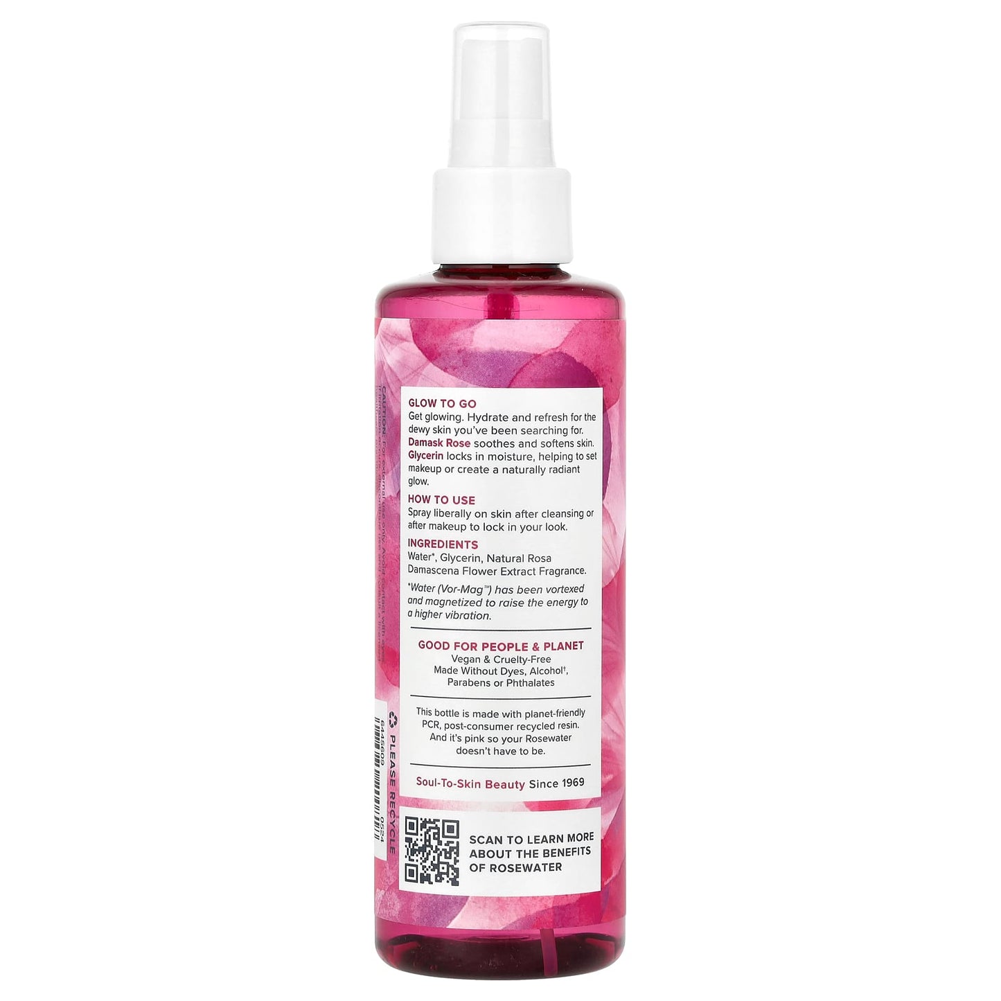 Rosewater & Glycerin Hydrating Facial Mist | Dewy, Radiant Skin - Image 2
