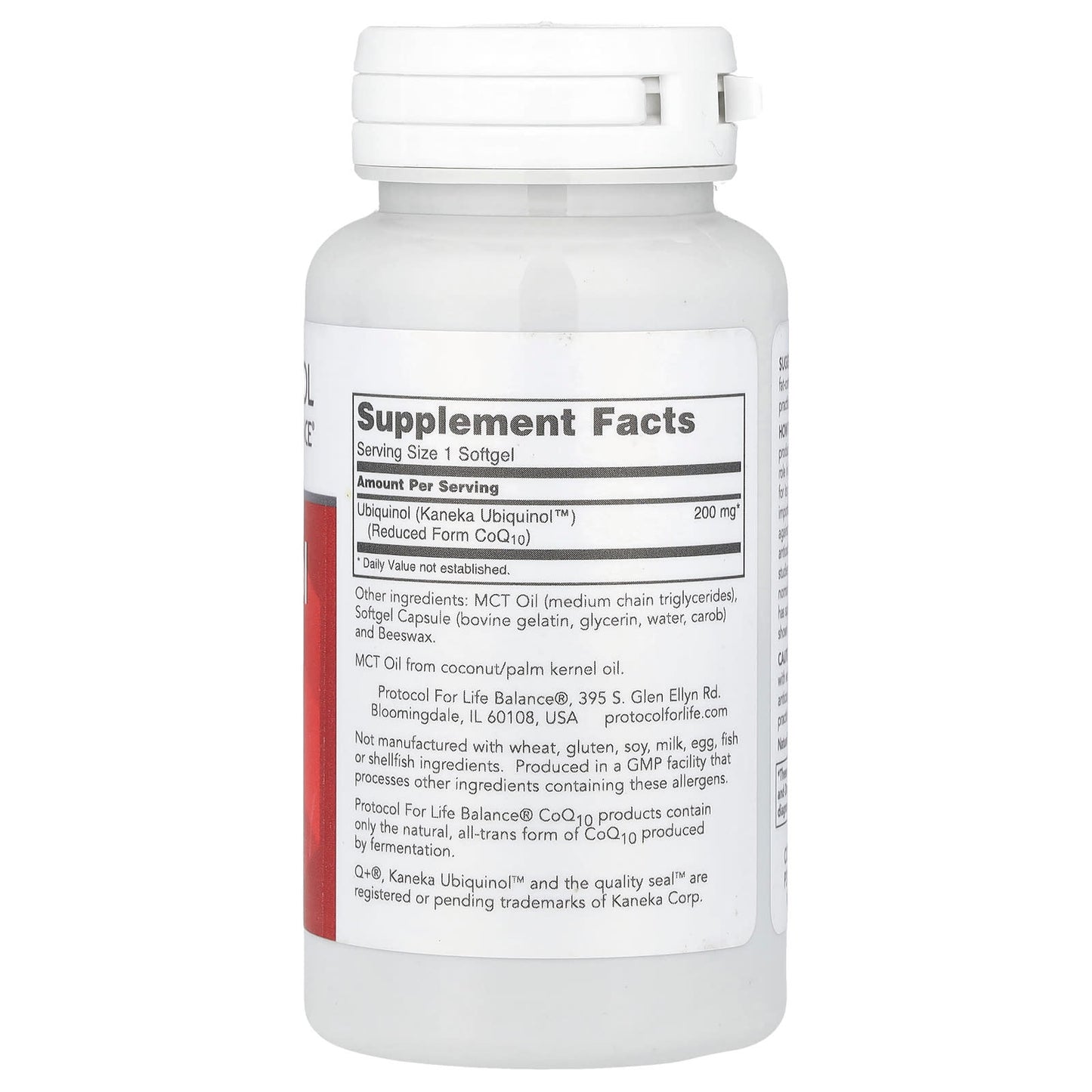 Protocol for Life Balance, Ubiquinol, 200 mg, 60 Softgels - Image 2
