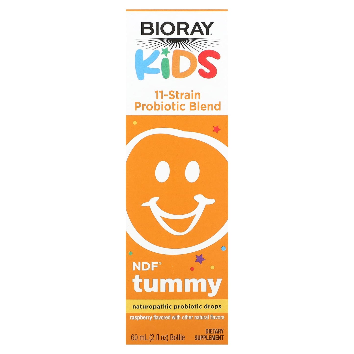 Bioray NDF Tummy Probiotic Drops for Kids, 11-Strain Blend - Image 1