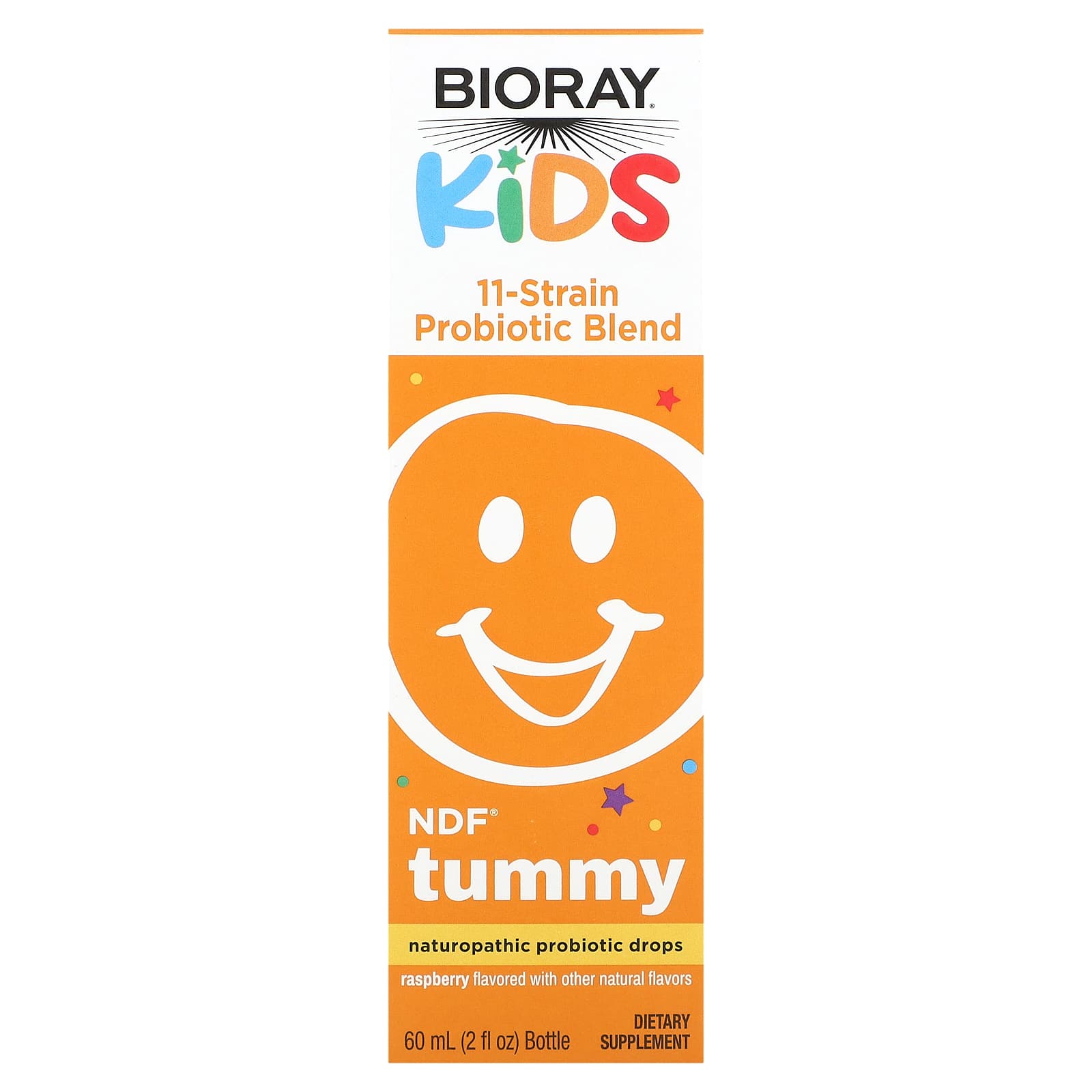 Bioray NDF Tummy Probiotic Drops for Kids, 11-Strain Blend - Image 1