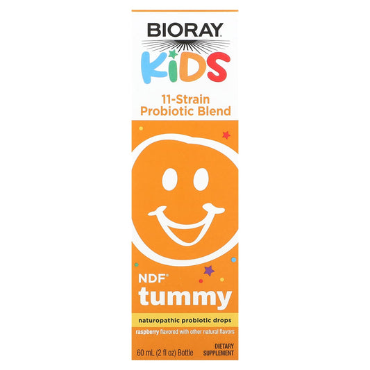 Bioray NDF Tummy Probiotic Drops for Kids, 11-Strain Blend - Image 1