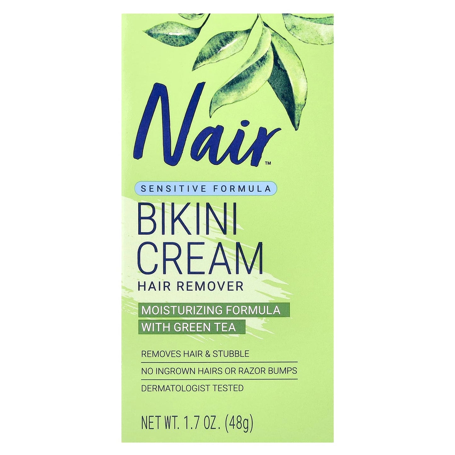 Nair, Hair Remover, Bikini Cream, Sensitive Formula, 1.7 oz (48 g) - Image 2