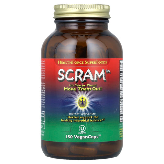 HealthForce Superfoods Scram - Vegan, Gluten-Free Microbial Balance Support - Image 1