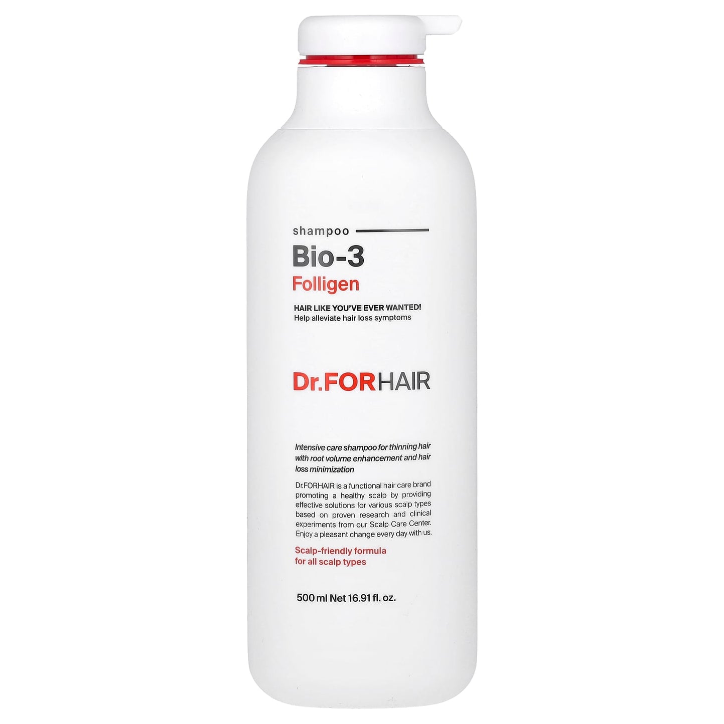 Dr.ForHair Folligen Shampoo for Thinning Hair 16.91 fl oz - Image 1