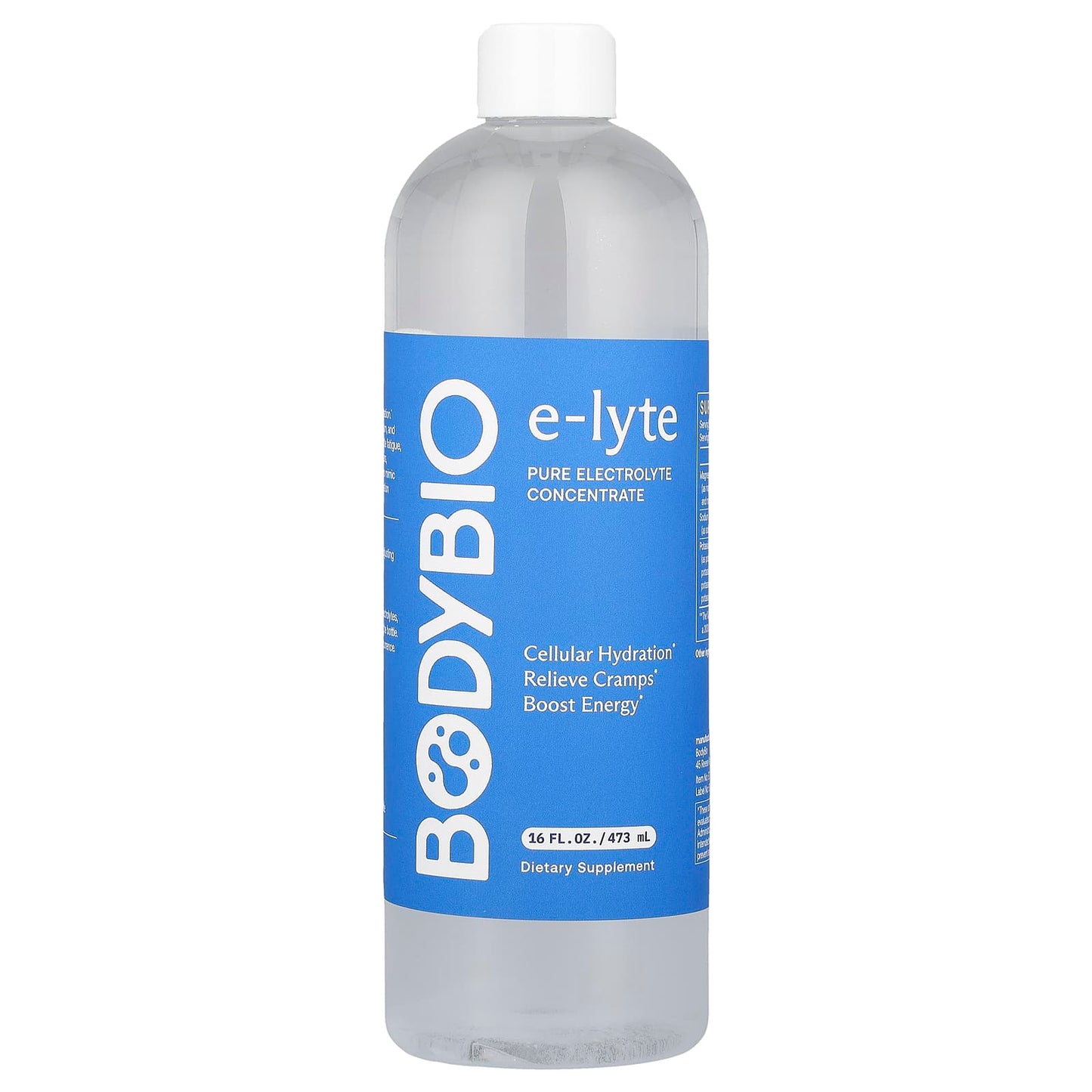 Cellular Hydration with BodyBio E-Lyte Electrolyte Concentrate, 16 fl oz - Image 1