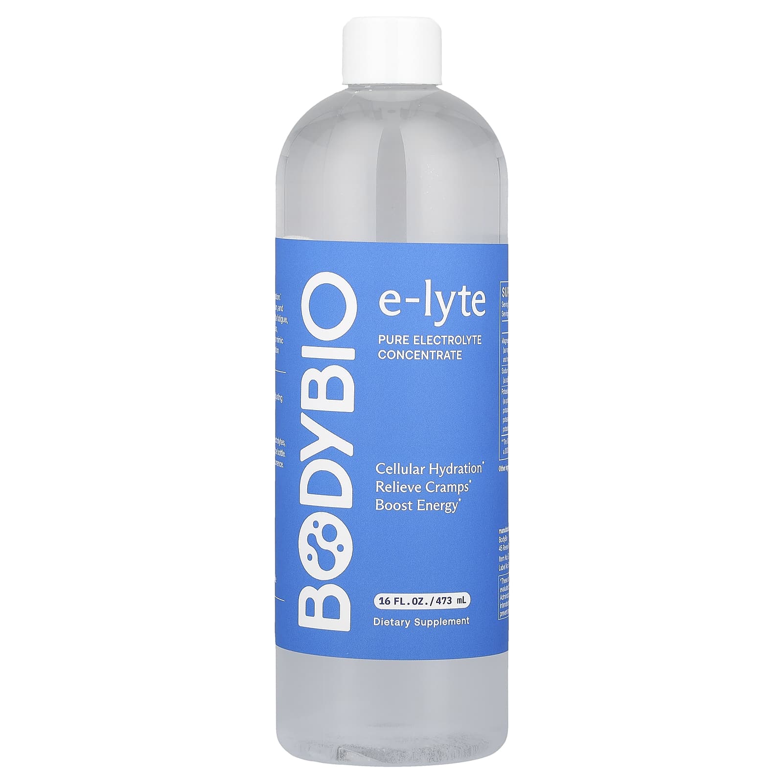 Cellular Hydration with BodyBio E-Lyte Electrolyte Concentrate, 16 fl oz - Image 1