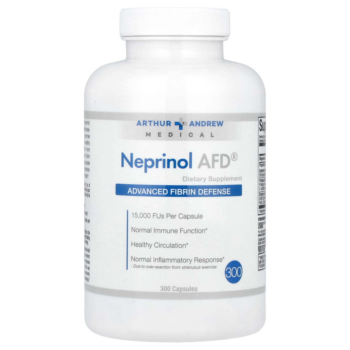 Neprinol AFD by Arthur Andrew Medical - Advanced Fibrin Defense Capsules - Image 1