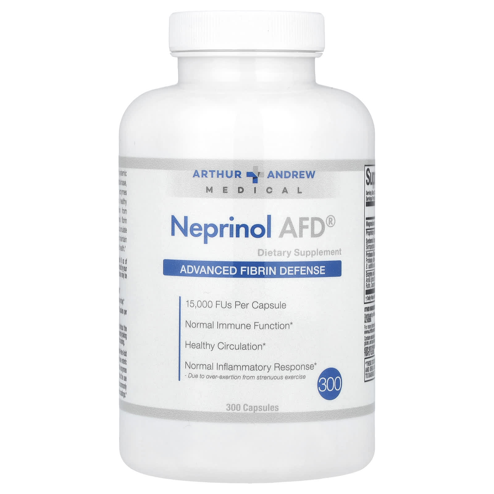 Neprinol AFD by Arthur Andrew Medical - Advanced Fibrin Defense Capsules - Image 1