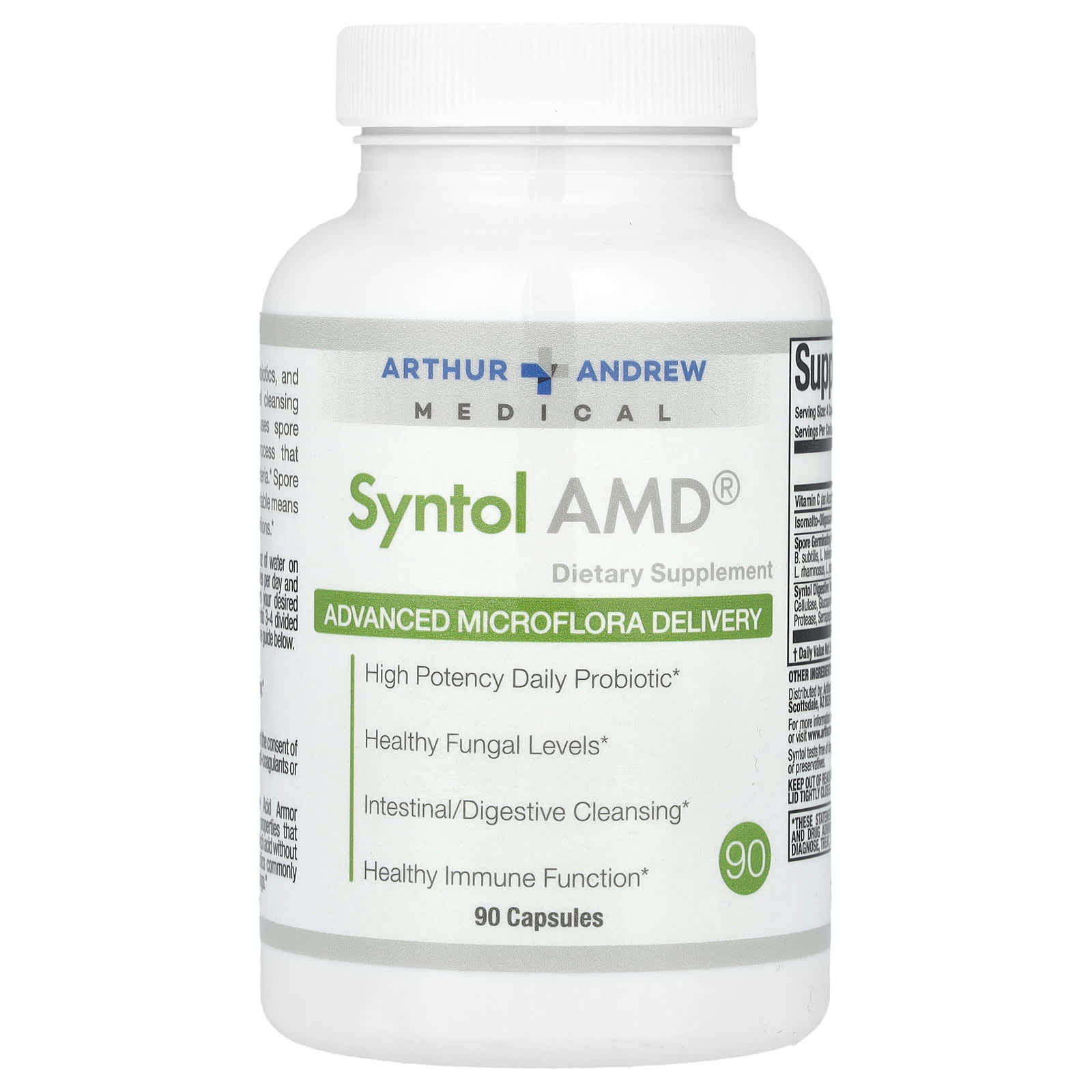 Syntol AMD Advanced Microflora Delivery Probiotic Capsules - 90 Count - Image 1