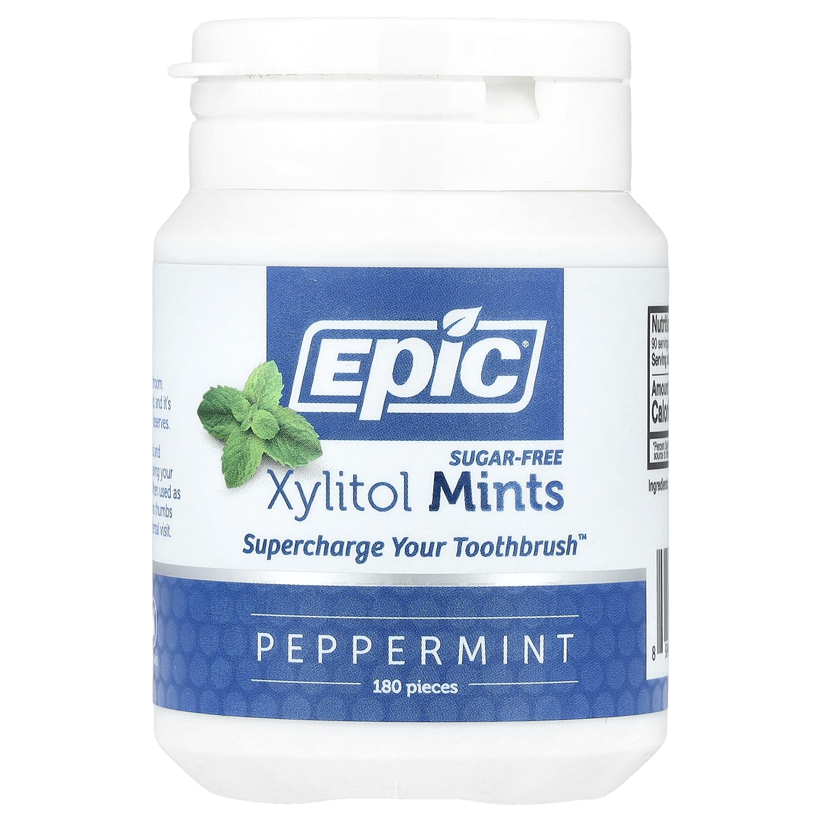 Sugar-Free Peppermint Mints for a Healthier Smile - 180 Pieces - Image 1
