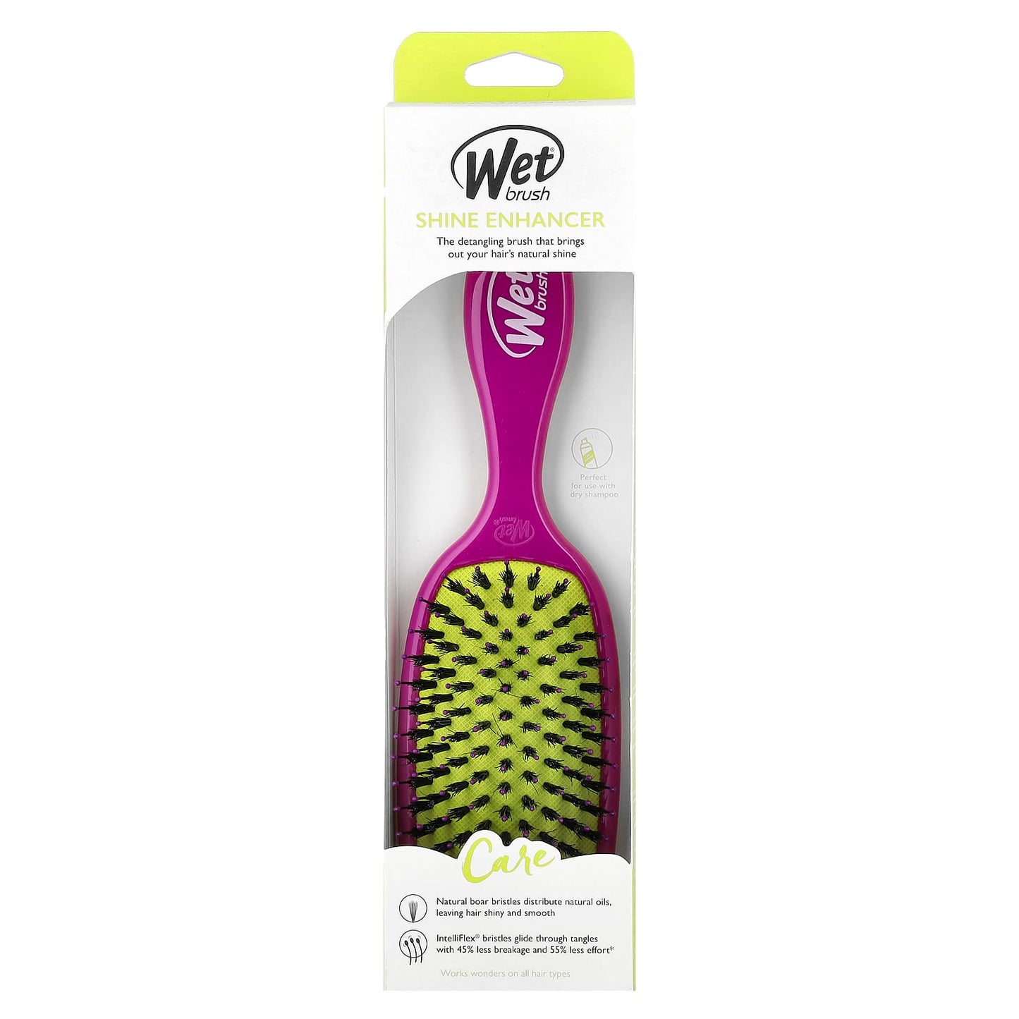 Wet Brush, Shine Enhancer Brush, Care, Purple, 1 Brush - Image 2