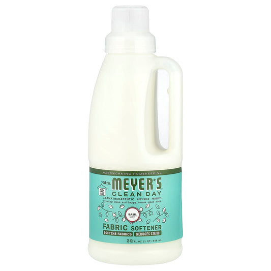 Mrs. Meyers Clean Day, Fabric Softener, Basil, 32 fl oz (946 ml) - Image 1
