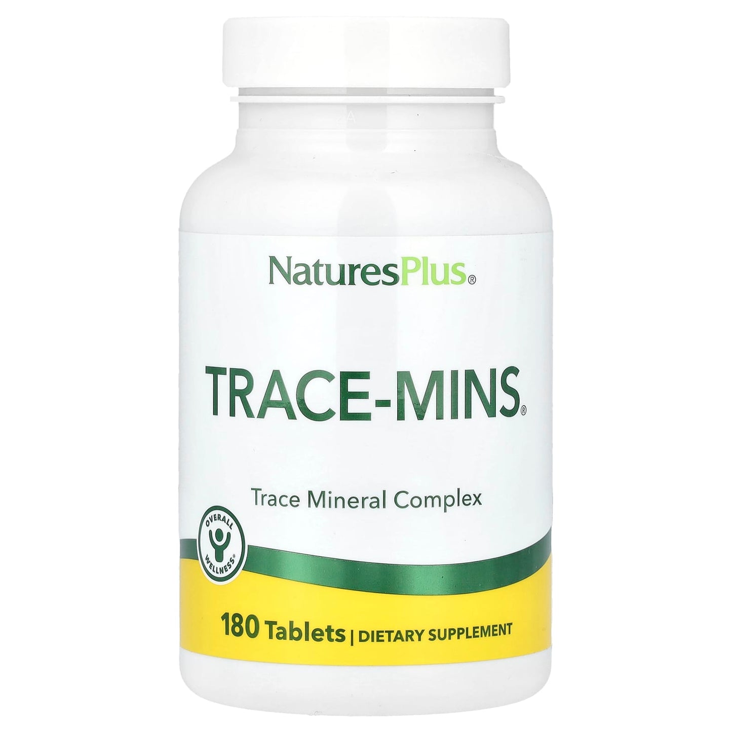 NaturesPlus, Trace-Mins®, Trace Mineral Complex, 180 Tablets - Image 1