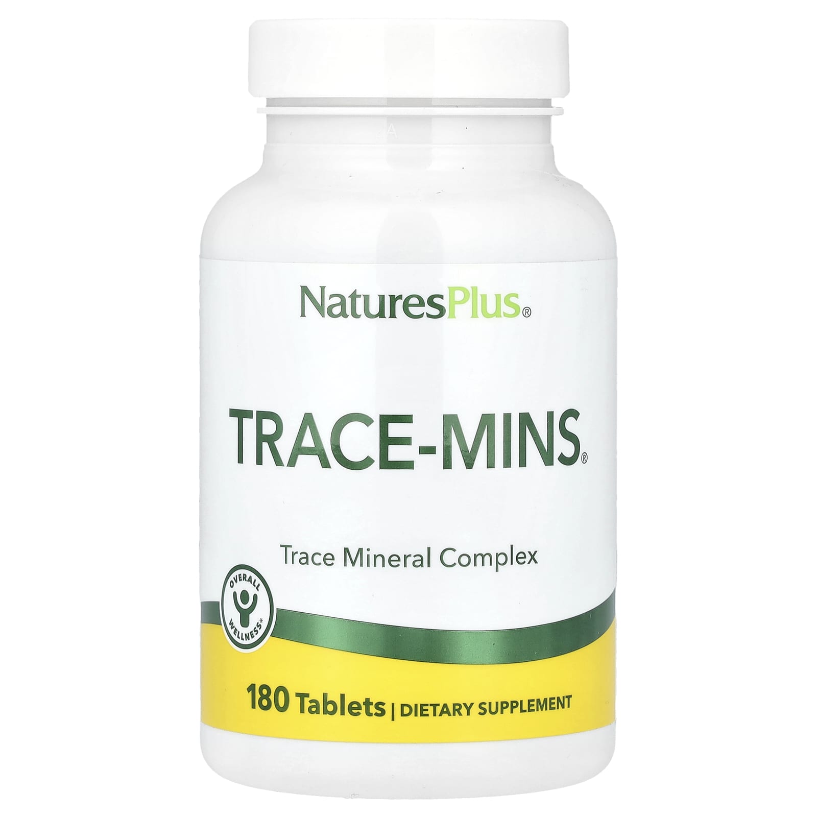 NaturesPlus, Trace-Mins®, Trace Mineral Complex, 180 Tablets - Image 1