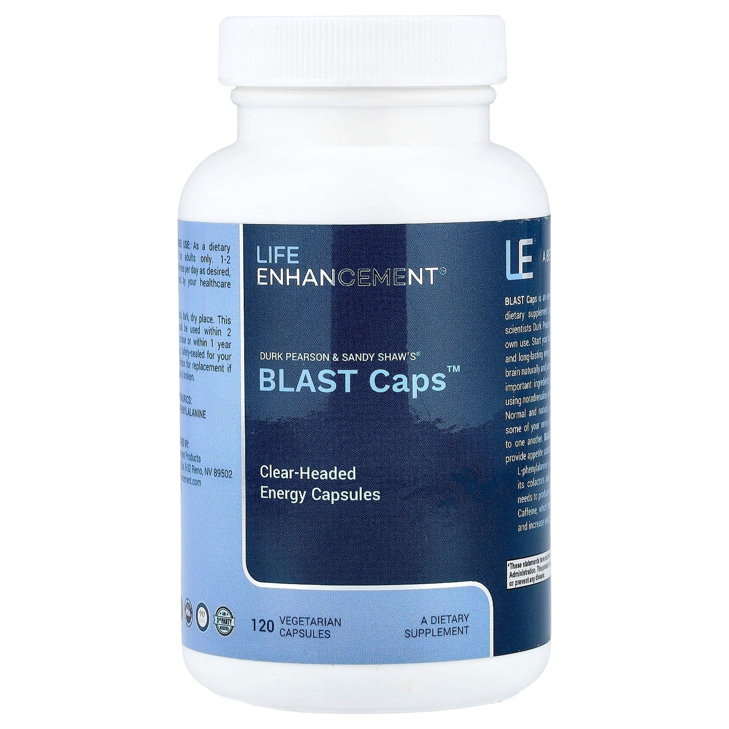 Life Enhancement, Blast Caps™, 120 Vegetarian Capsules - Image 1