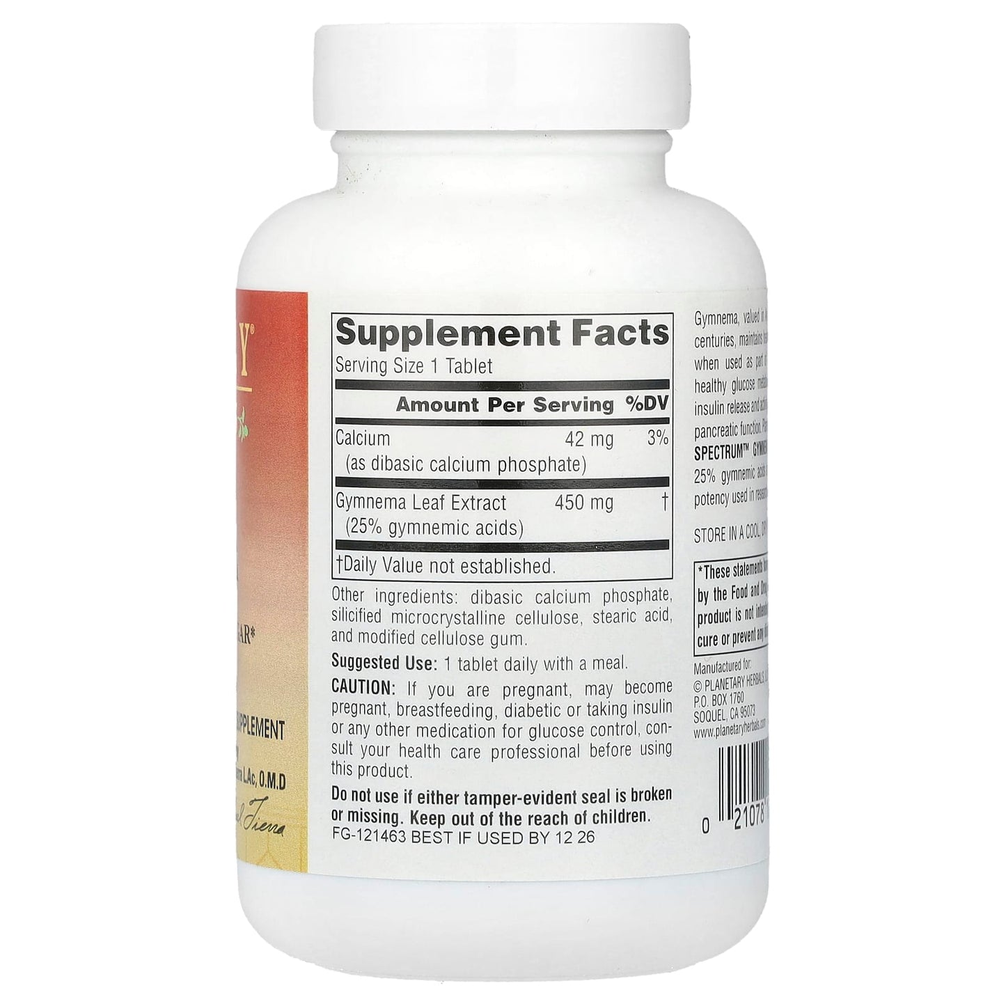 Planetary Herbals, Ayurvedics, Full Spectrum™ Gymnema, 120 Tablets - Image 2