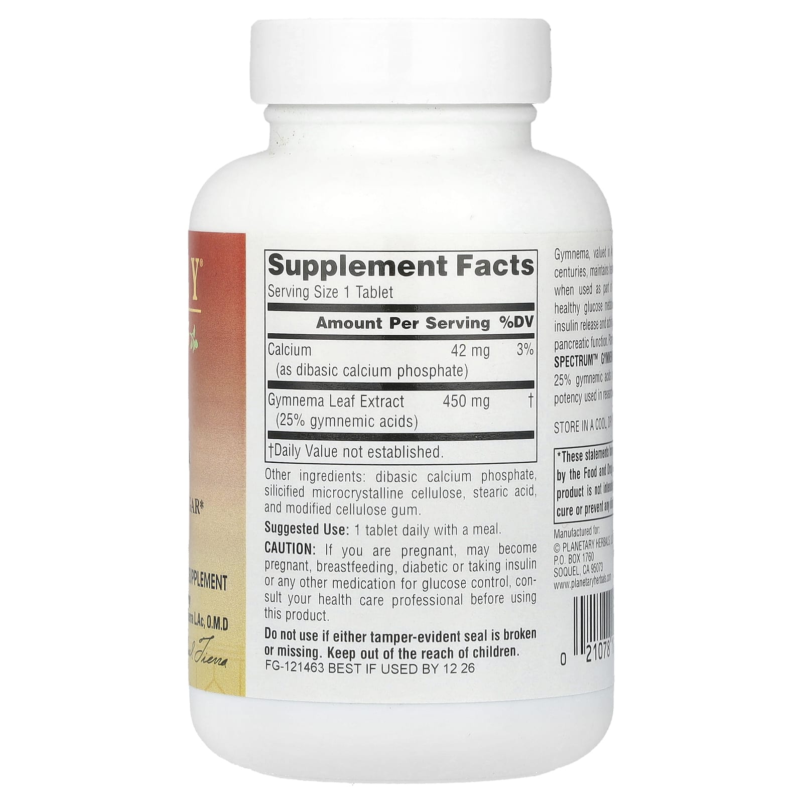Planetary Herbals, Ayurvedics, Full Spectrum™ Gymnema, 120 Tablets - Image 2