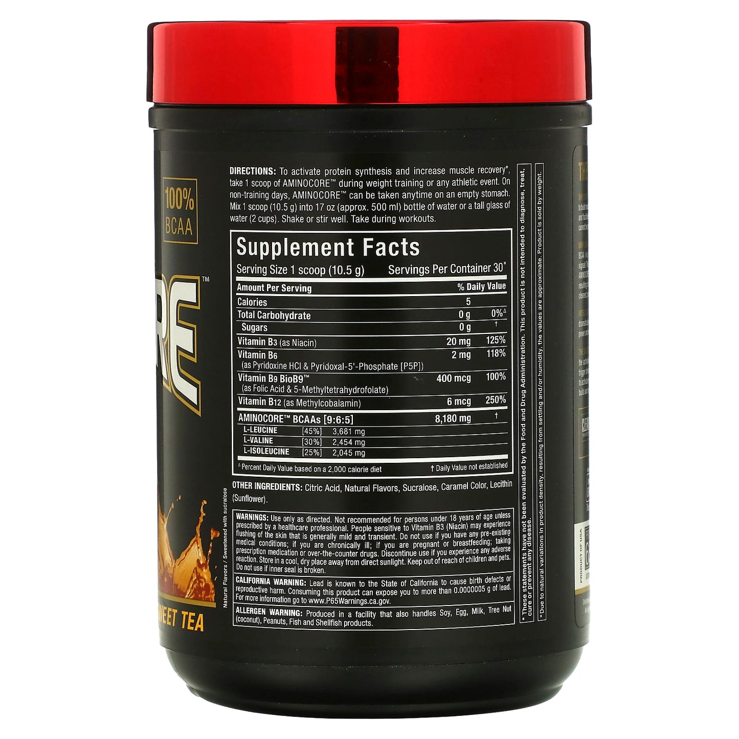 ALLMAX Aminocore BCAA Supplement - 8g BCAA for Muscle Recovery - Image 2
