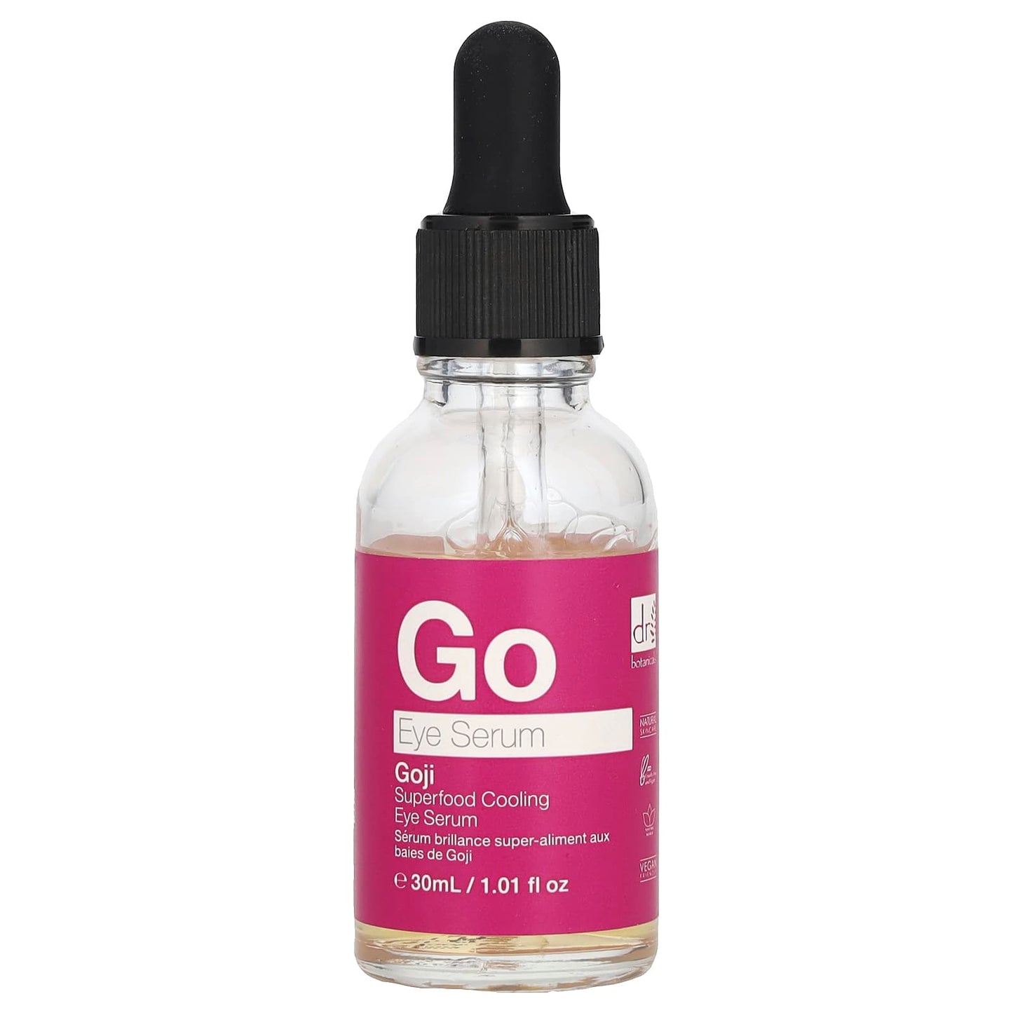 Goji Superfood Cooling Eye Serum for Dark Circles & Puffy Eyes - 1.01 fl oz | Dr. Botanicals - Image 1