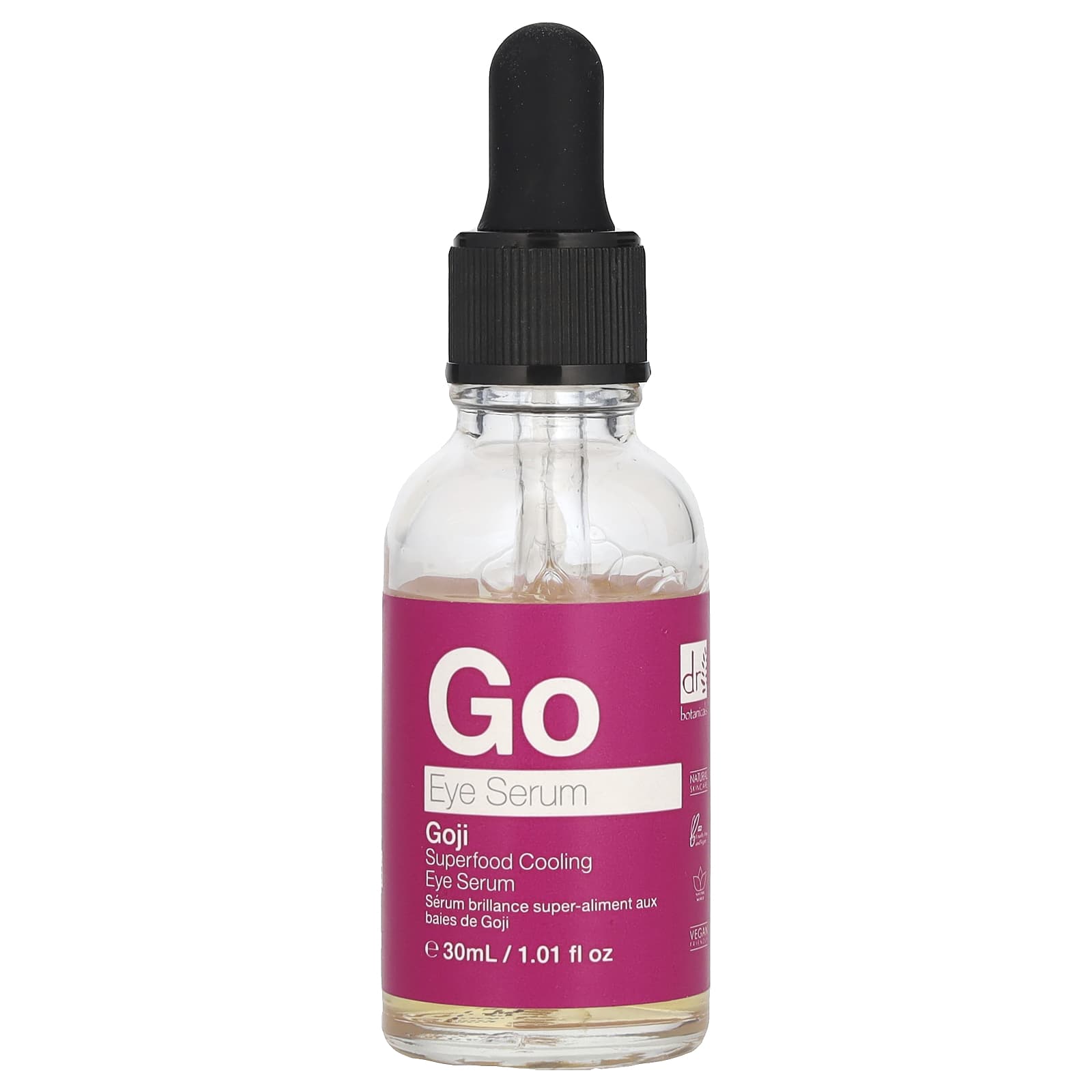 Goji Superfood Cooling Eye Serum for Dark Circles & Puffy Eyes - 1.01 fl oz | Dr. Botanicals - Image 1