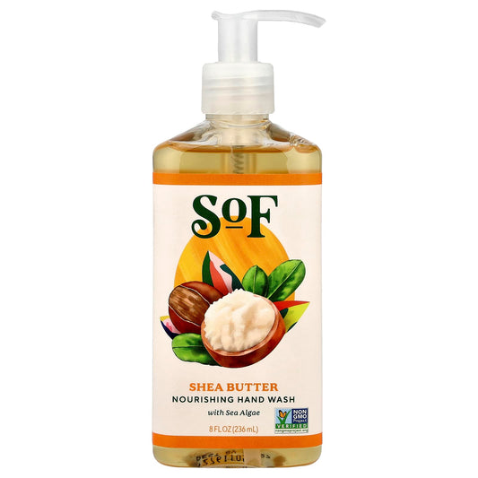 SoF, Nourishing Hand Wash, Shea Butter, 8 fl oz (236 ml) - Image 1