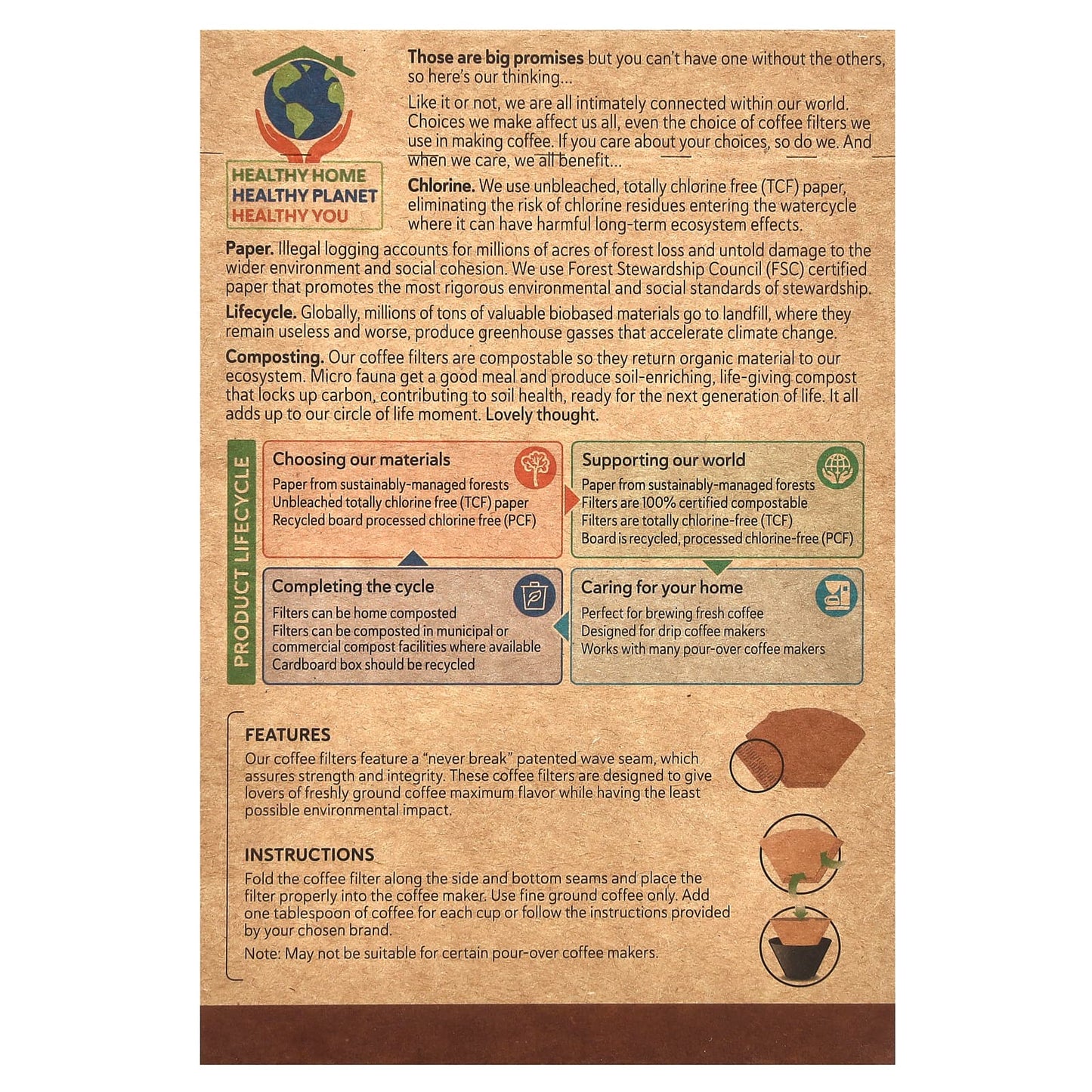Eco-Friendly Coffee Filters | 100% Compostable & TCF - Image 2