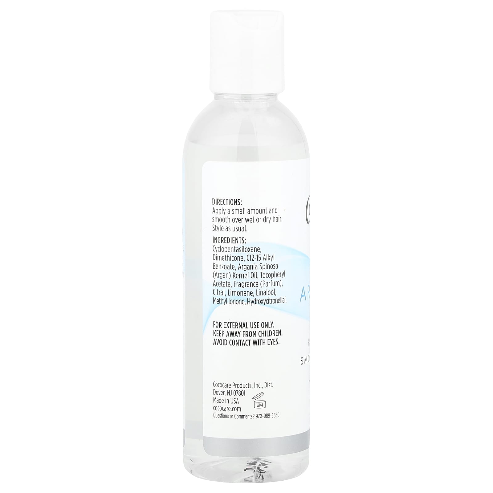 Argan Hair Serum for Smooth, Hydrated Hair by Cococare - Image 2