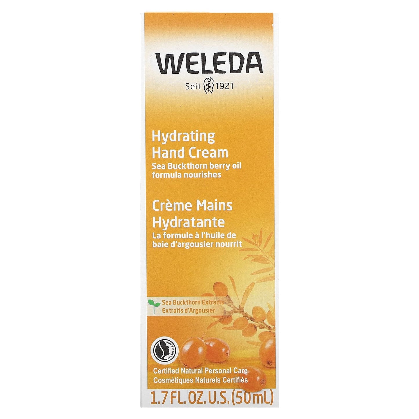 Weleda, Hydrating Hand Cream, Sea Buckthorn Extracts, 1.7 fl oz (50 ml) - Image 2