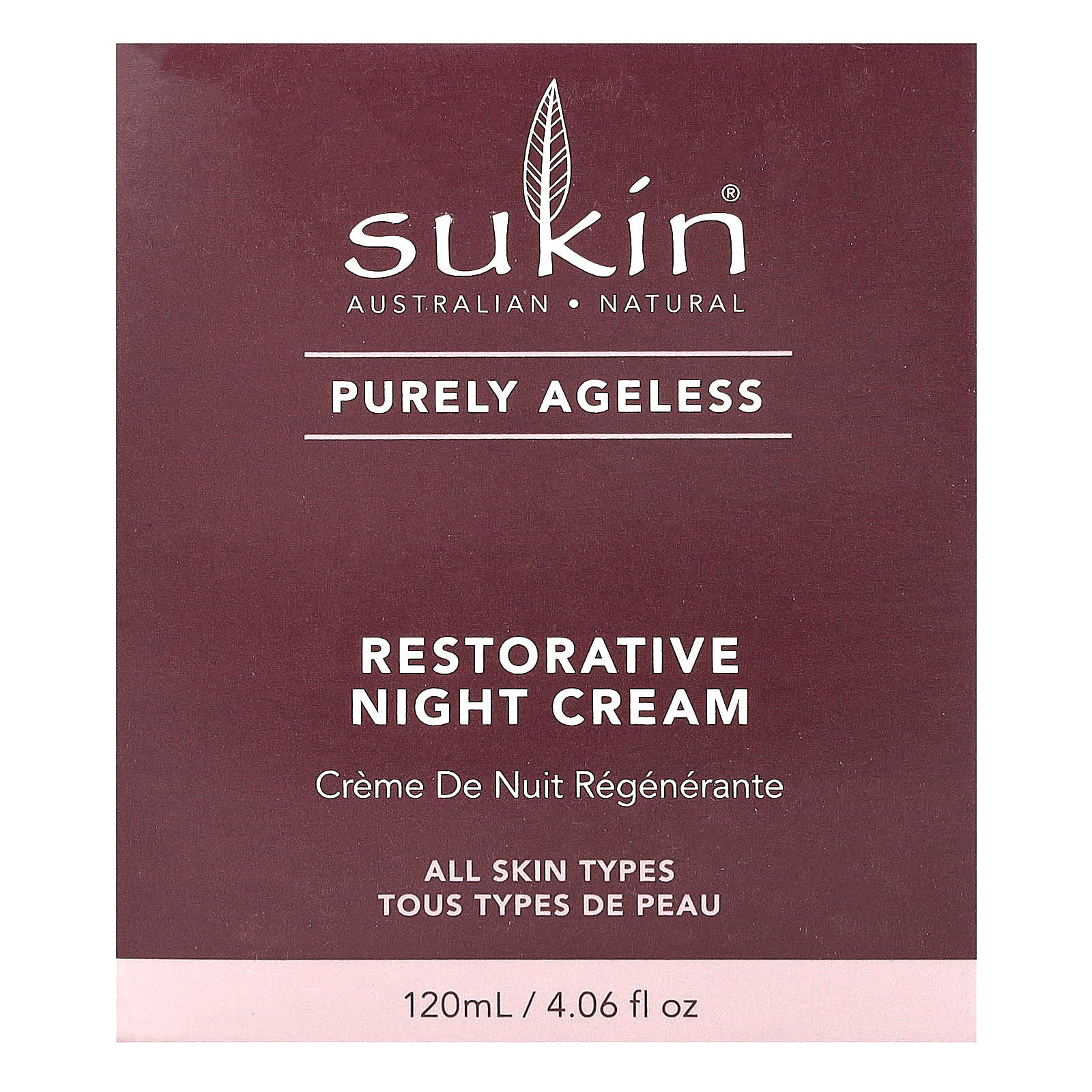 Sukin, Purely Ageless, Restorative Night Cream, 4.06 fl oz (120 ml) - Image 2