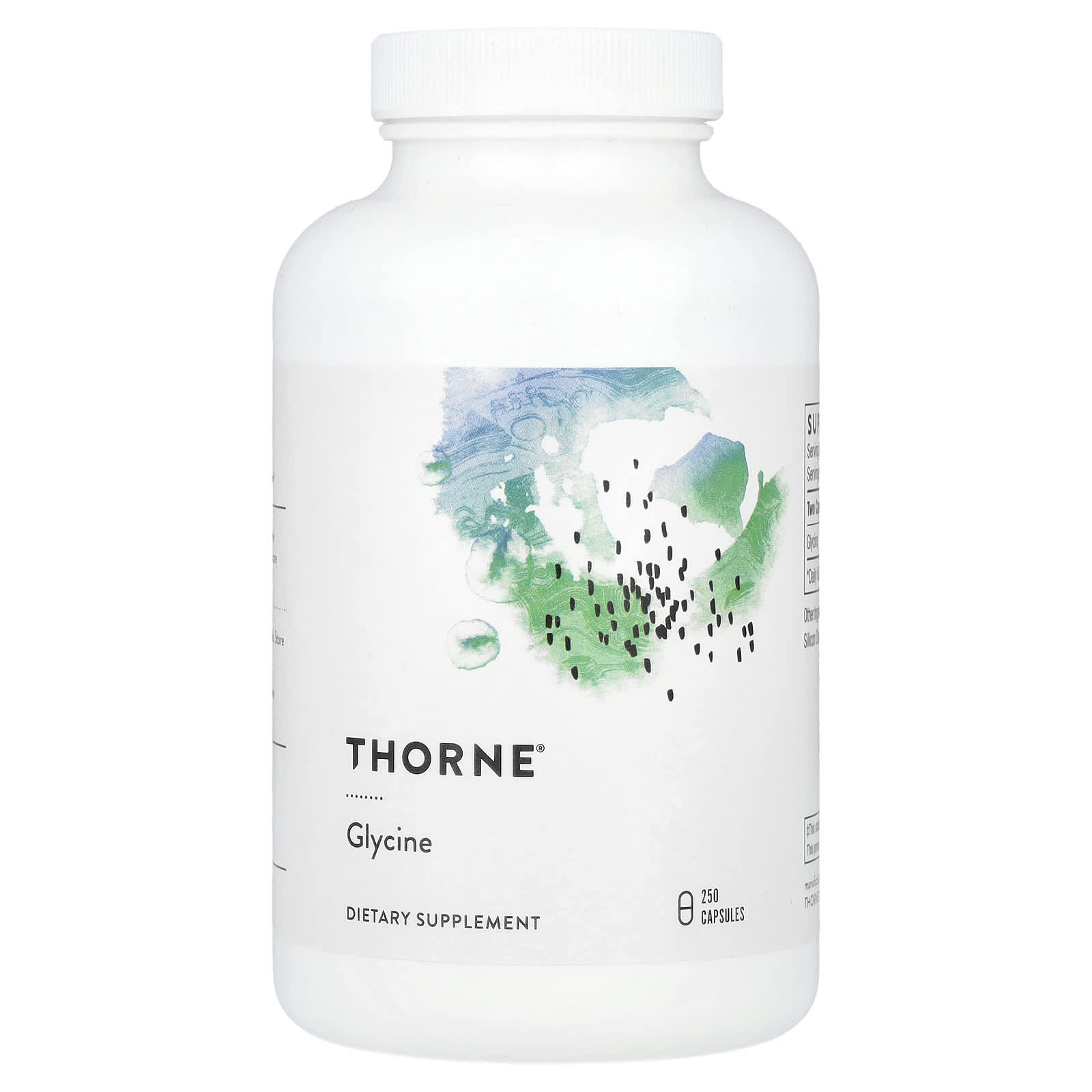 Thorne, Glycine, 250 Capsules (1,000 mg per Capsule) - Image 1