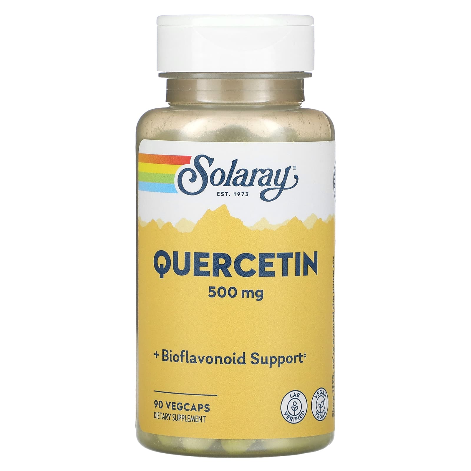 Solaray, Quercetin, 500 mg, 90 VegCaps - Image 1