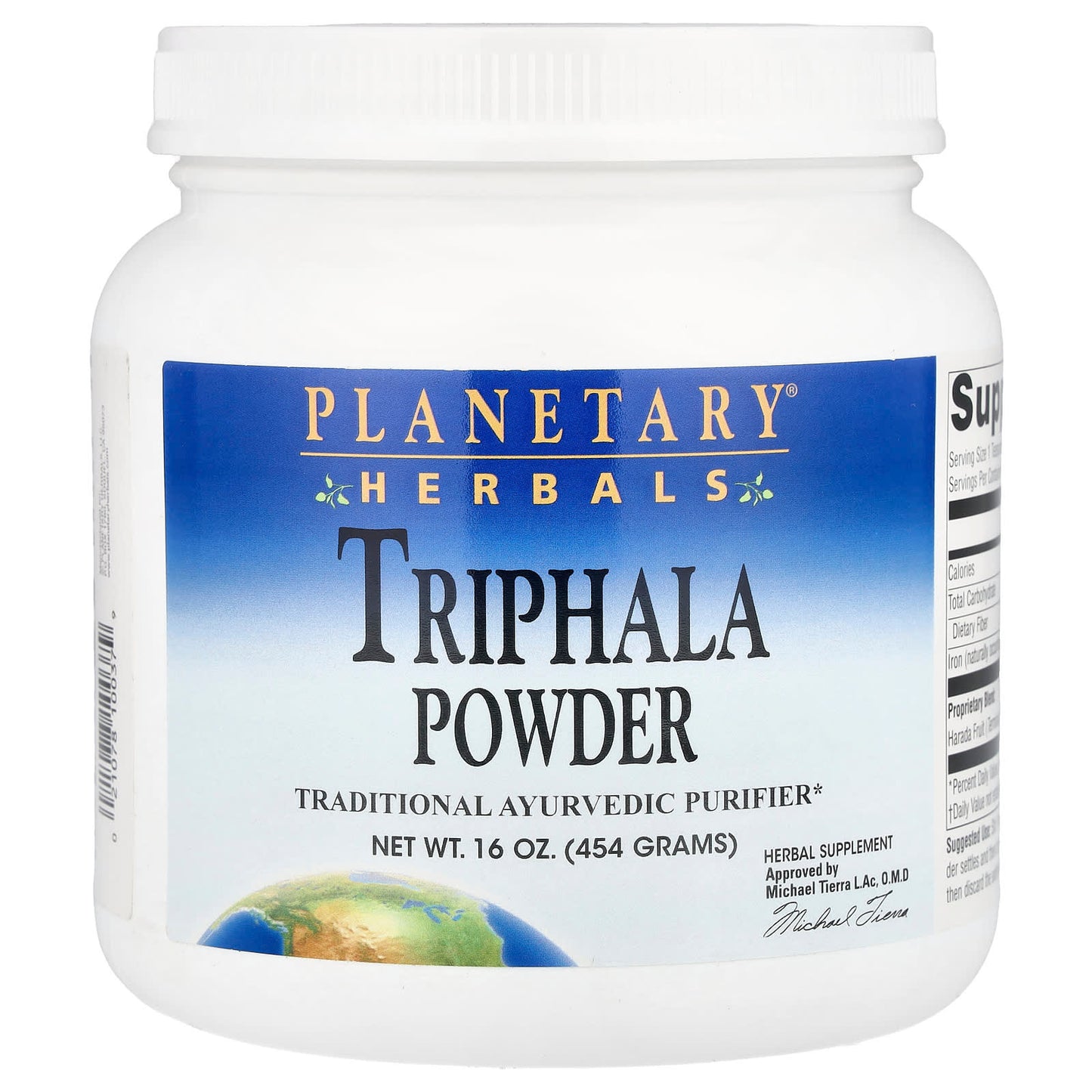 Planetary Herbals, Triphala Powder, 16 oz (454 g) - Image 1