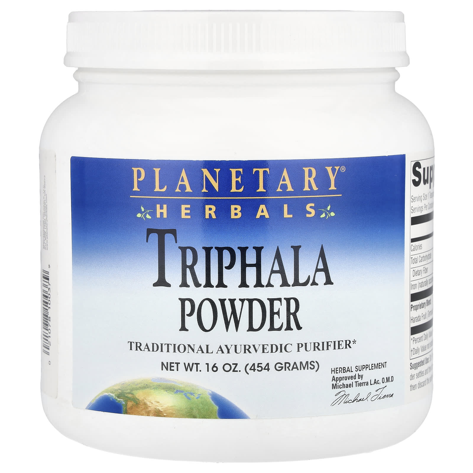 Planetary Herbals, Triphala Powder, 16 oz (454 g) - Image 1