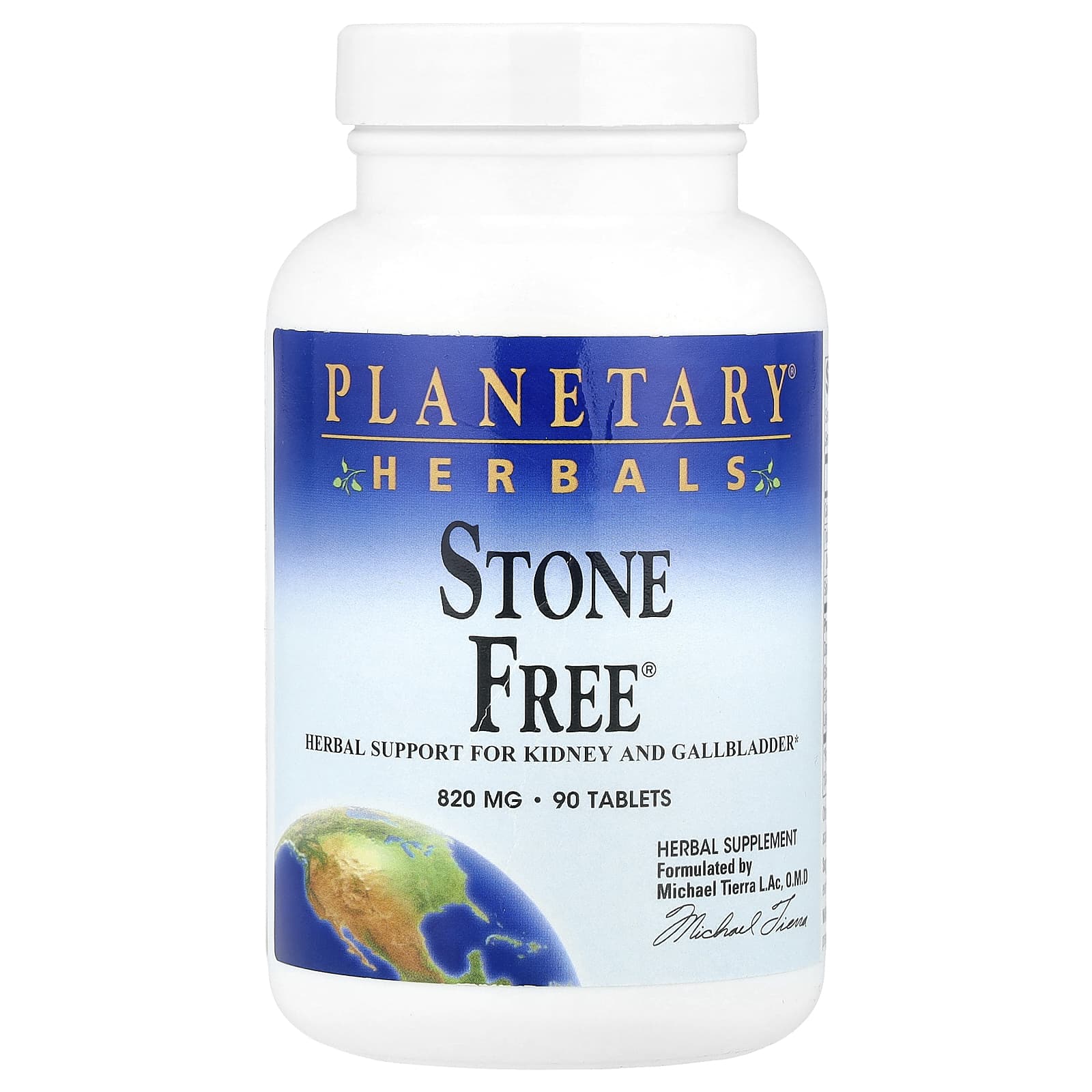 Planetary Herbals, Stone Free®, 90 Tablets - Image 1