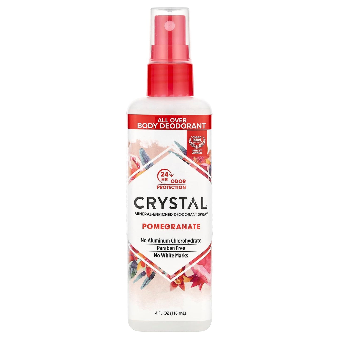 Natural Pomegranate Deodorant Spray - 24 Hour Protection - Image 1