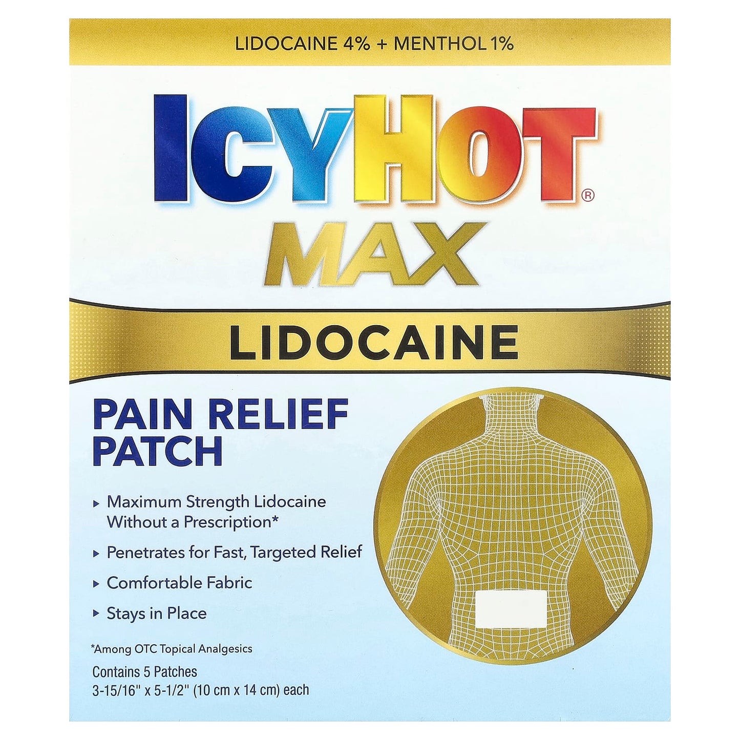 Fast, Targeted Relief with Icy Hot Lidocaine Pain Relief Patches - Image 1