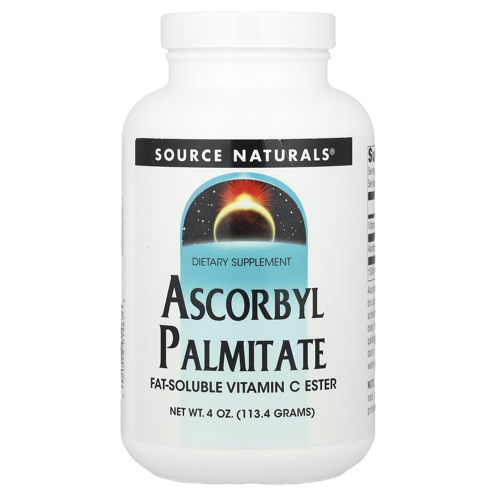 Source Naturals, Ascorbyl Palmitate, 4 oz (113.4 g) - Image 1