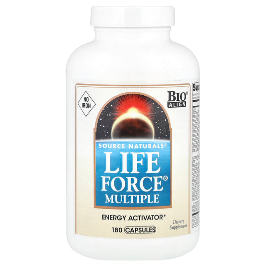 Source Naturals, Life Force® Multiple, No Iron, 180 Capsules - Image 1