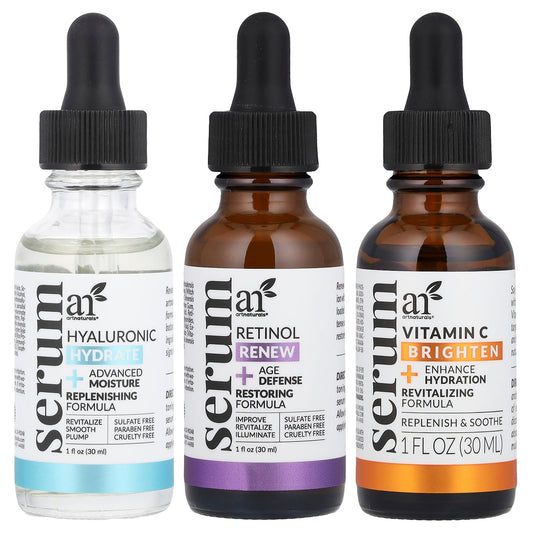 Ultimate Skin Care Serum Trio - Hydrate, Renew & Brighten - Image 1