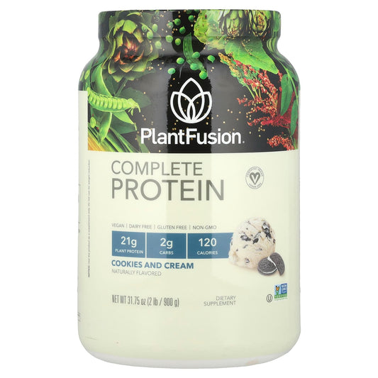 PlantFusion, Complete Protein, Cookies and Cream, 2 lb (900 g) - Image 1