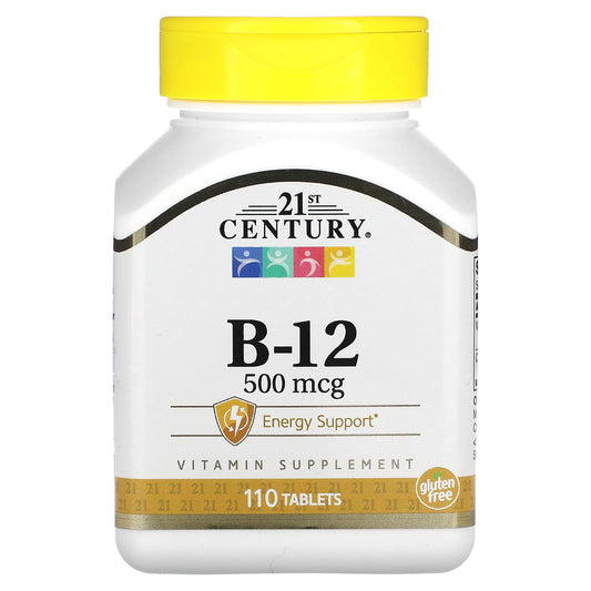 21st Century Vitamin B-12 Energy Support Supplement - 110 Tablets - Image 1