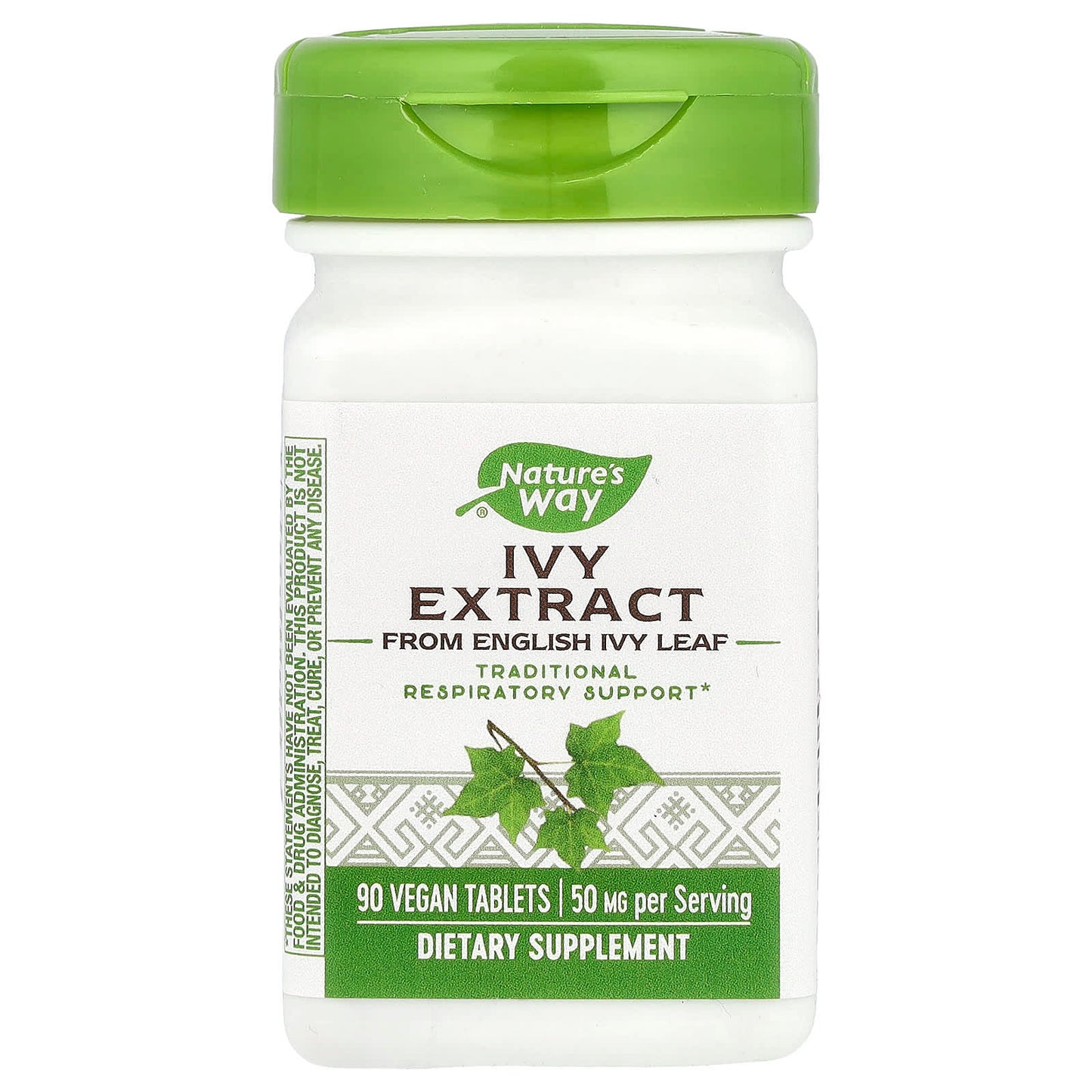 Nature's Way, Ivy Extract, 90 Vegan Tablets (25 mg per Tablet) - Image 1