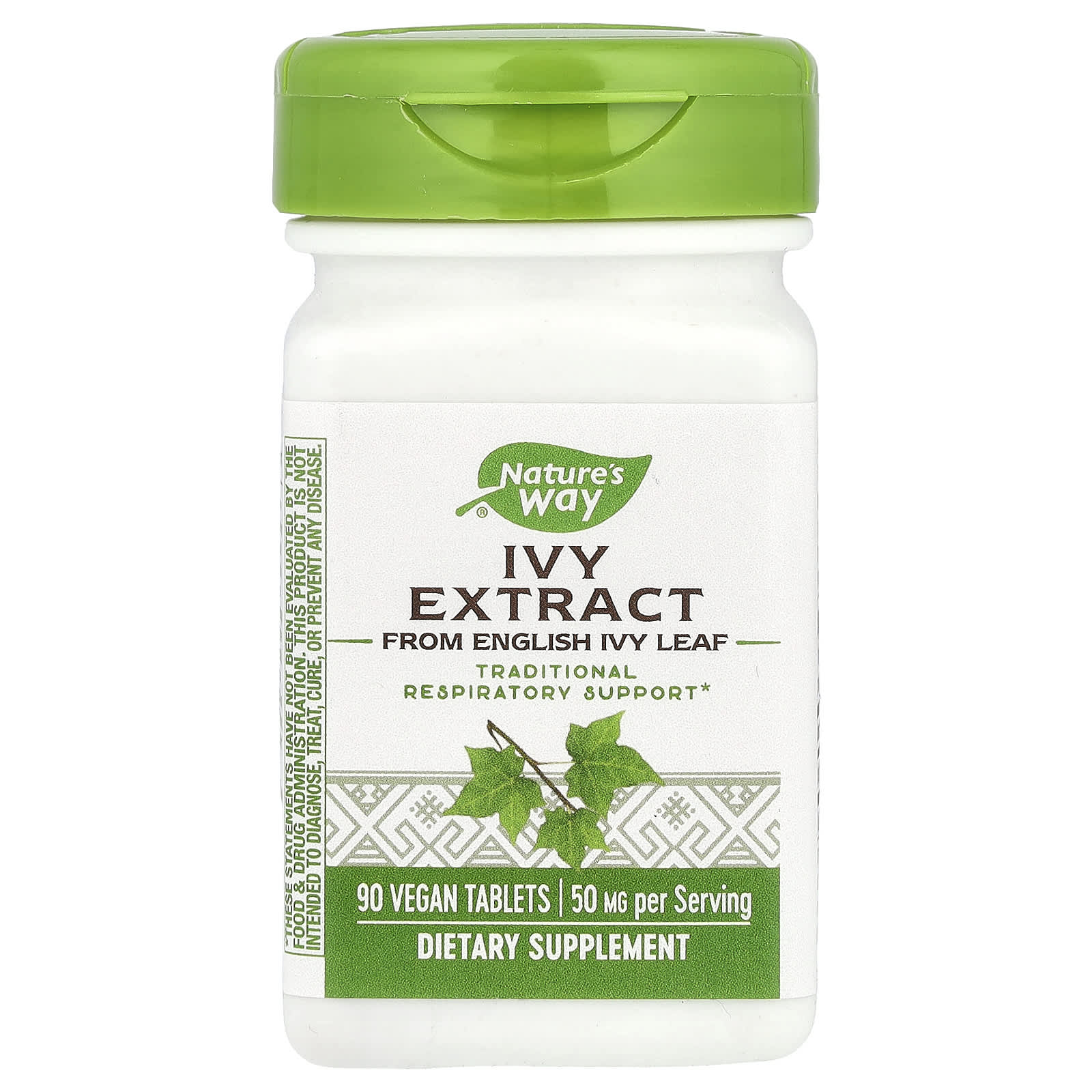 Nature's Way, Ivy Extract, 90 Vegan Tablets (25 mg per Tablet) - Image 1