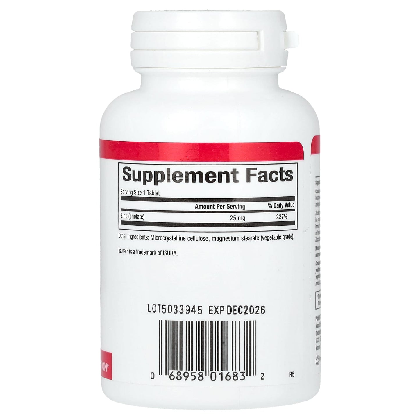 Natural Factors, Zinc Chelate, 25 mg, 90 Tablets - Image 2